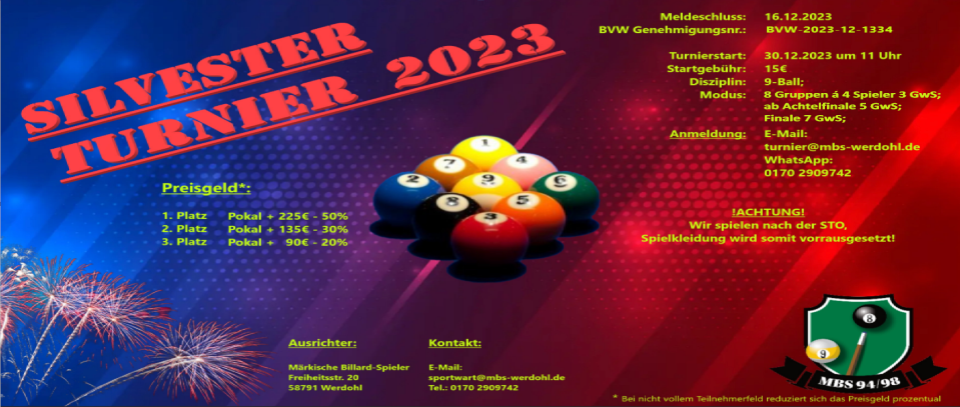 Tournament banner