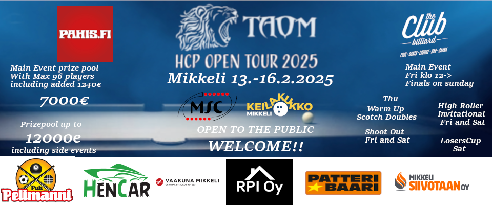Tournament banner